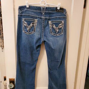 Vigoss Chelsea Flare Jeans 15/16 inseam 30
